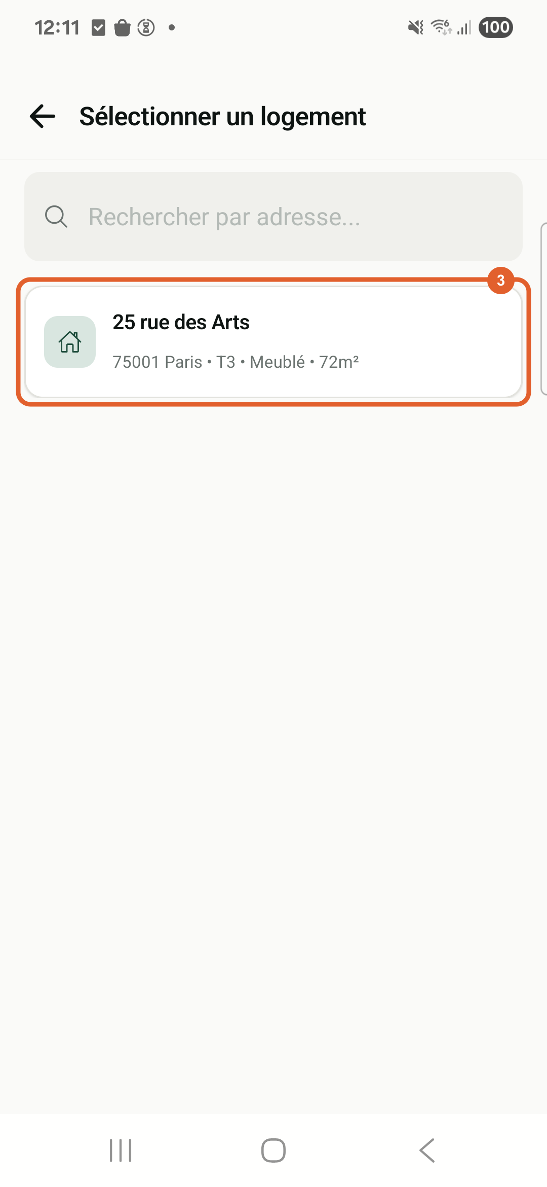 Application Android Foncieris État des lieux en production — Choisissez le logement
